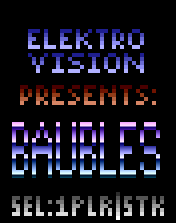 Baubles 3 Title Screen